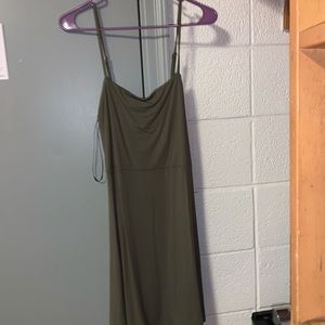Olive Shift Dress